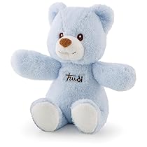Trudi Orso Carillon Cremino azzurro Peluche e Doudou carillon per neonati. Orsacchiotti Baby per bambini. Regalo neonato primi mesi | 20x27x11cm taglia S | Baby Cremino | modello 18125