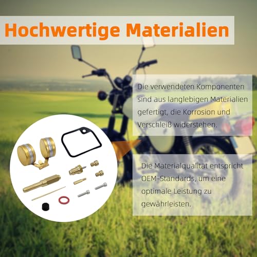 Vergaser-Reparaturset BVF 16N1-8 – für Simson S50/S51/SR50 & MZ TS50/125