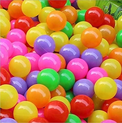 tinysiry 50 Pcs Ball Pit Balls, Crush Proof Soft Safe Ball Pit Play Tent Ocean Balls, BPA & Phthalate Free Party Decoration Plastic Balls 4 cm - Thumbnail 2