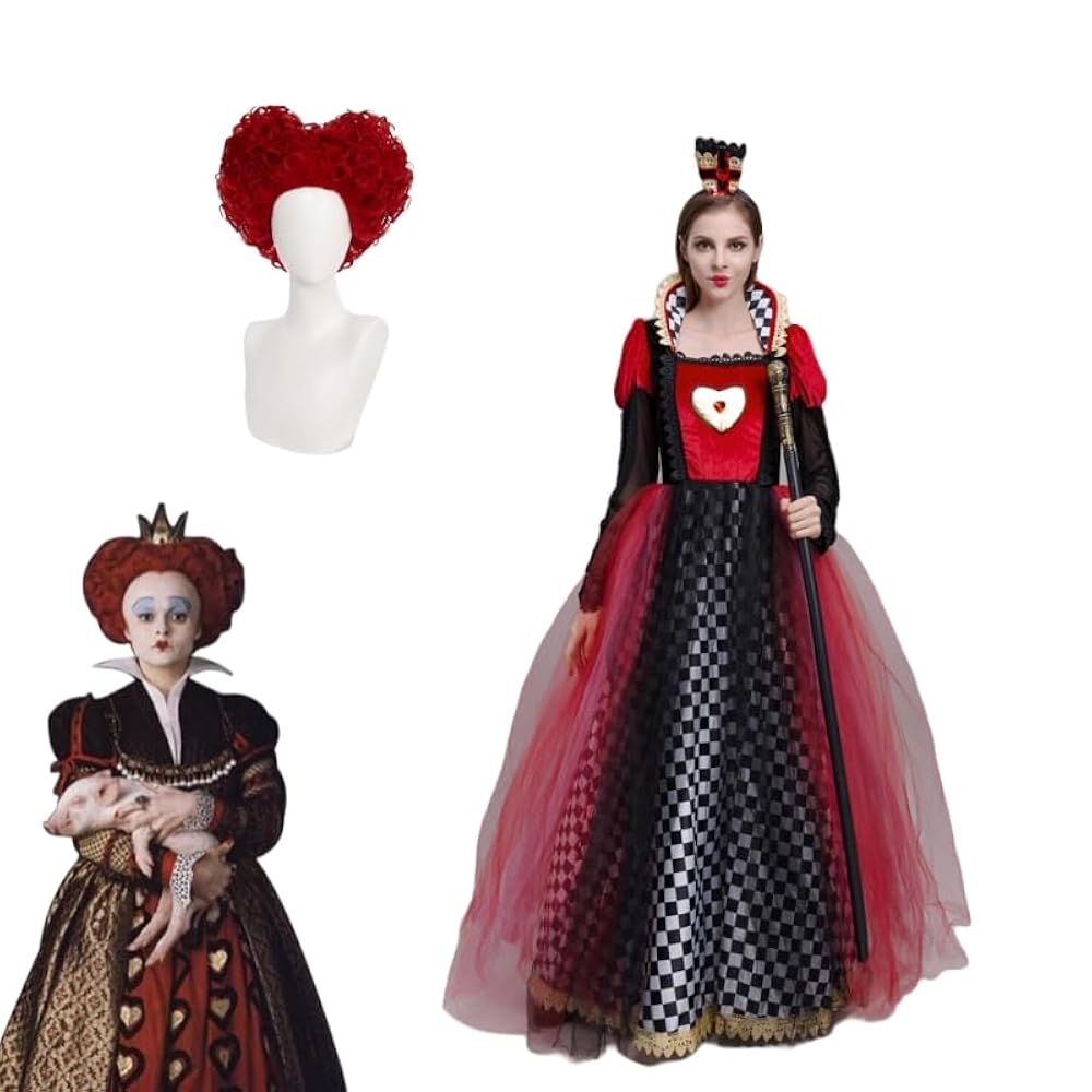 Amazon.co.jp: [Maison M] ハートの女王 コスプレ ドレス 衣装