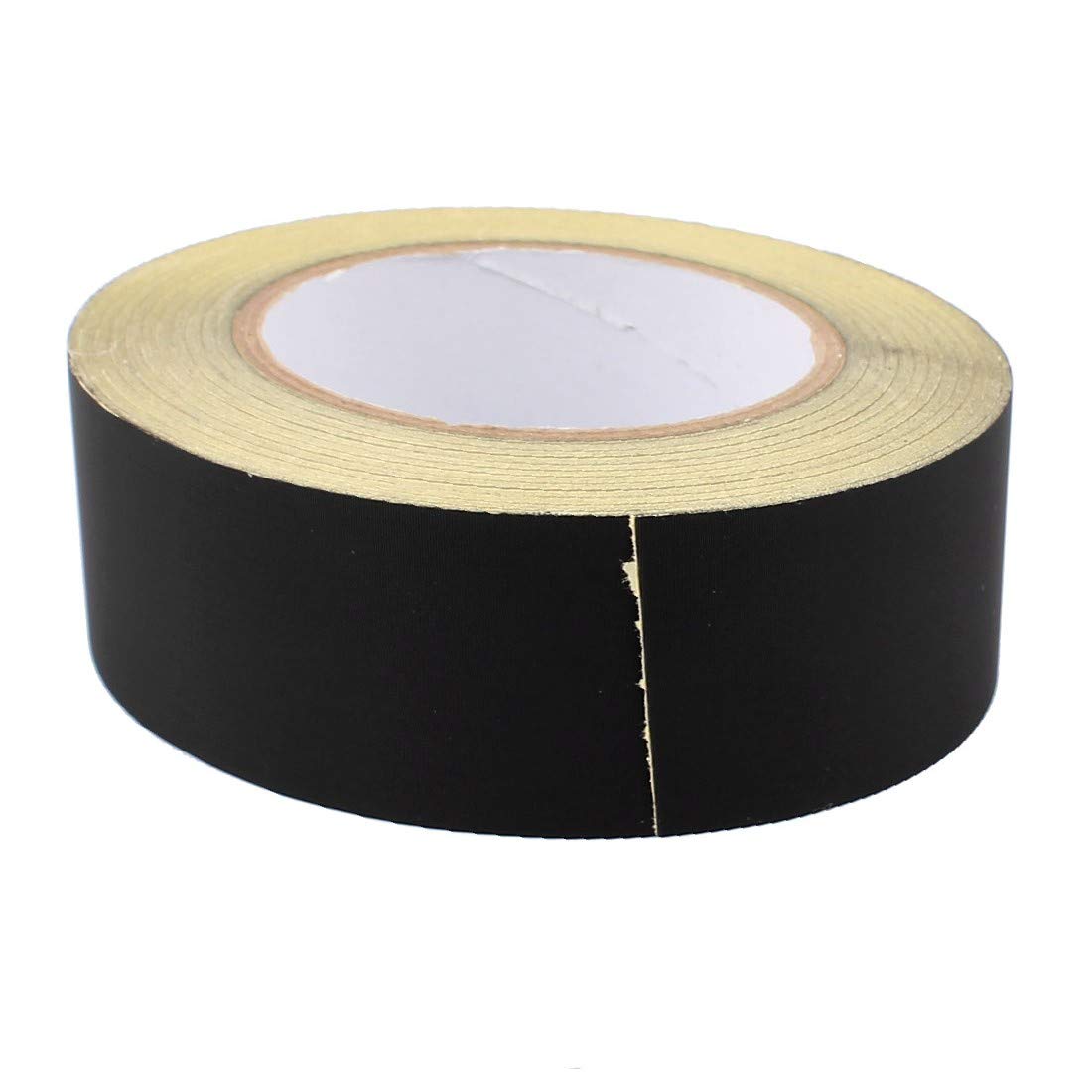 FUERLI Cinta Adhesiva de Tela de Acetato Aislante Negra de 50 mm x 28 m for reparación de bobinas de Transformador