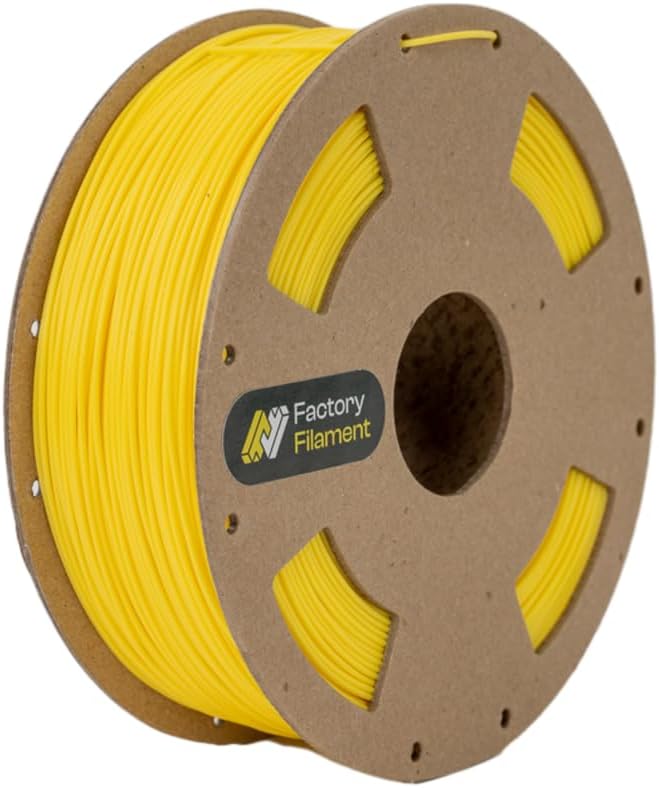 1.75mm Lemon Yellow PLA 3D Printer Filament, 1 KG Spool, Dimensional Accuracy +/- 0.02 mm, 3D Printing Filament