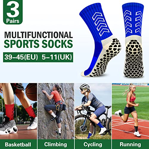 ENONEO Calze Calcio Antiscivolo Uomo 2-3 Paia