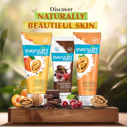 Everyuth Naturals Exfoliating Walnut Scrub, 200gm, Tube - Image 5