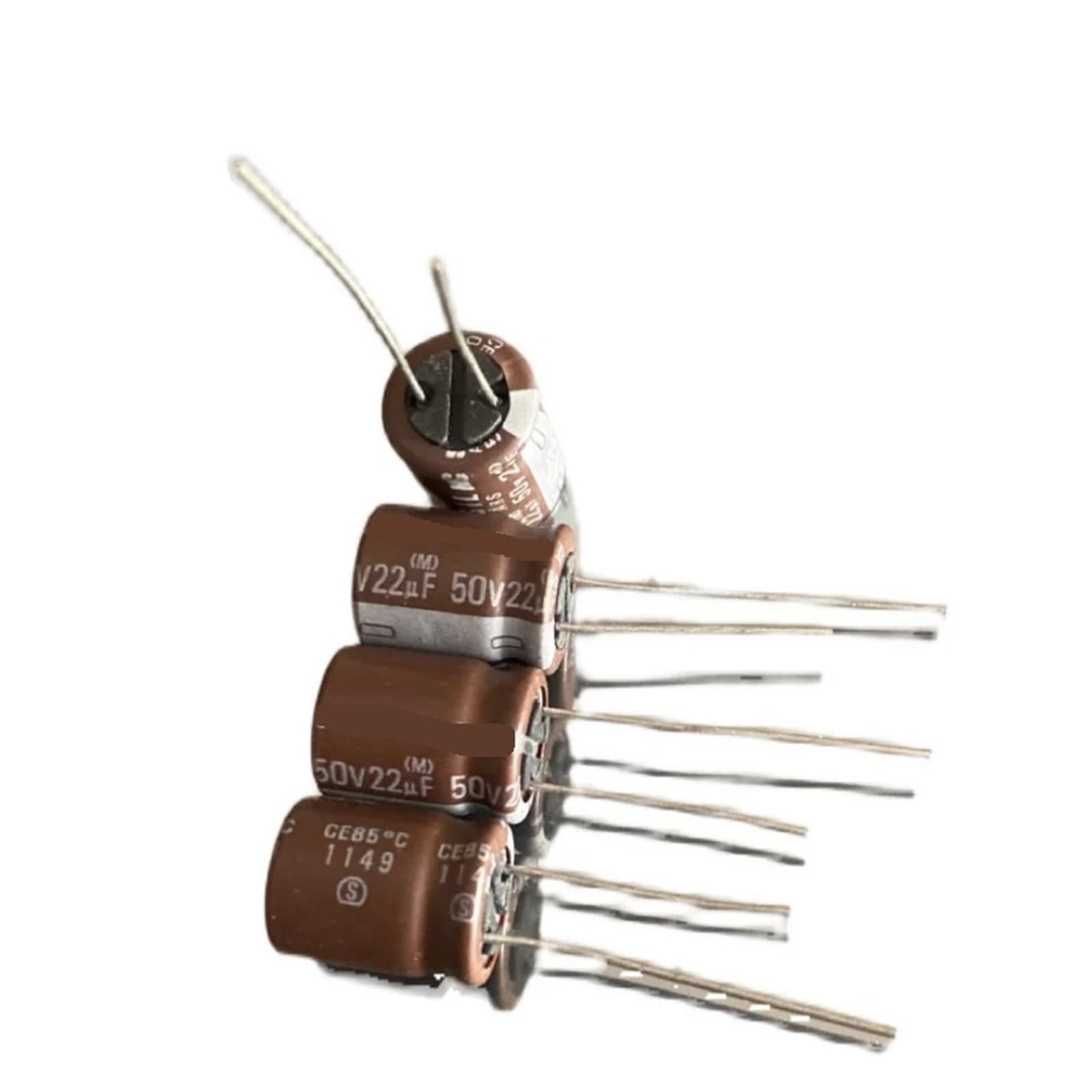 LEOTNNDQ 50v22uf 22uF/50V Audio Electrolytic Capacitors 10pcs