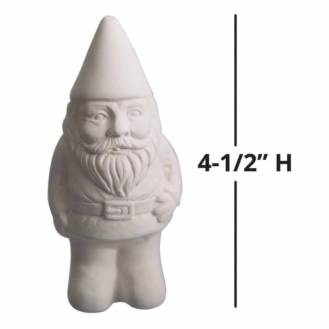 Bisque Céramique à Peindre – Gnome Helga Endormie – Prêt à Décorer