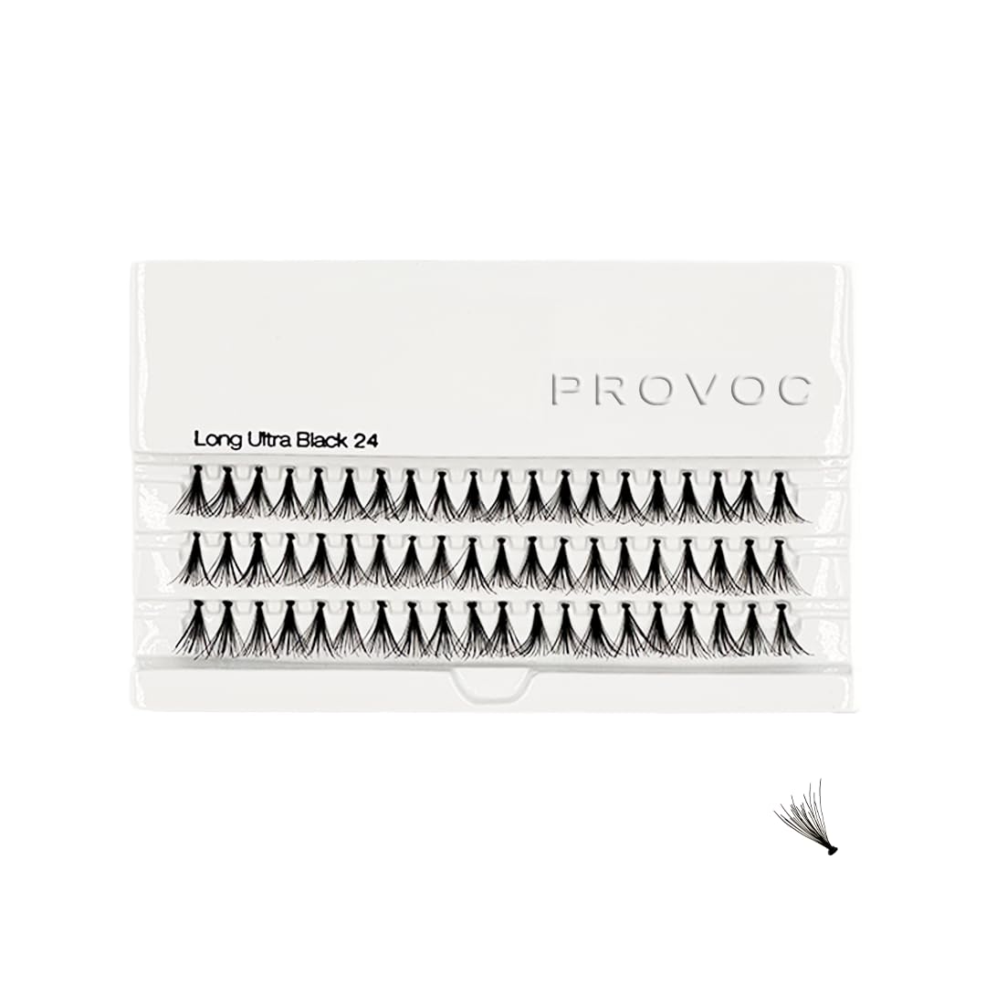 PROVOCFLARE Lashes 24 Long Ultra Black