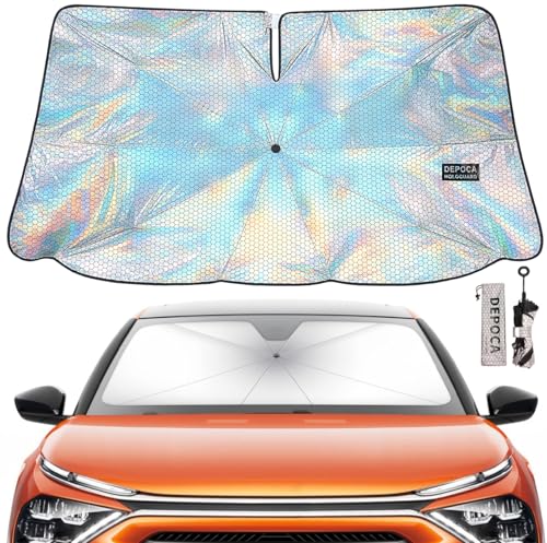 2025 HOLOGUARD Sonnenschutz Frontscheibe Innen Auto 125x65cm Hitzeschutz Auto Sonnenblende Windschutzscheibe Faltbare Auto UV Schutz Sonnenschirm Frontscheibe Sonnenrollo Auto - Meisten/Kleine 2025 HOLOGUARD Sonnenschutz Frontscheibe Innen Auto 125x65cm Hitzeschutz Auto Sonnenblende Windschutzscheibe Faltbare Auto UV Schutz Sonnenschirm Frontscheibe Sonnenrollo Auto - Meisten/Kleine