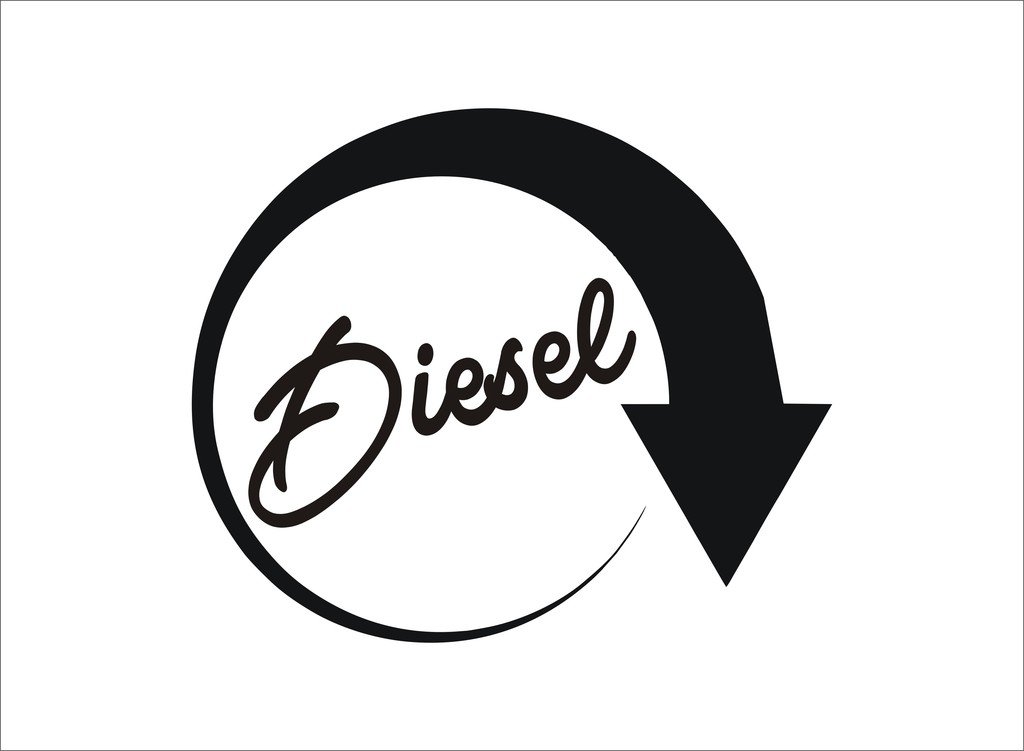 isee360 Vinyl Arrow Type Diesel Sticker Windows, Sides, Hood, Bumper Car Stick-picture-23