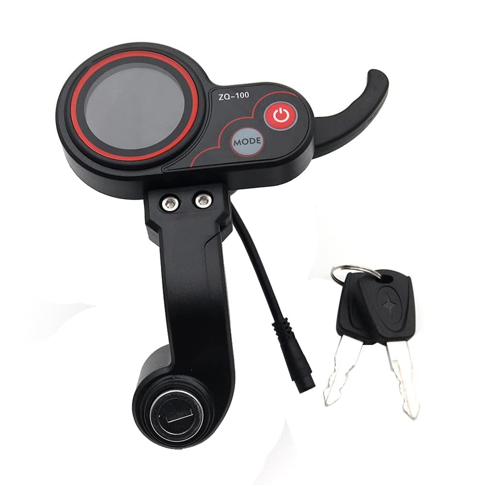 Compteur de Kilom¨¦Trage ZQ-100 avec Compteur de R¨¦Glable pour Scooter ¨¦Lectrique Affichage ¨¤ 6 Broches pour de Bord de Scooter ¨¦Lectrique