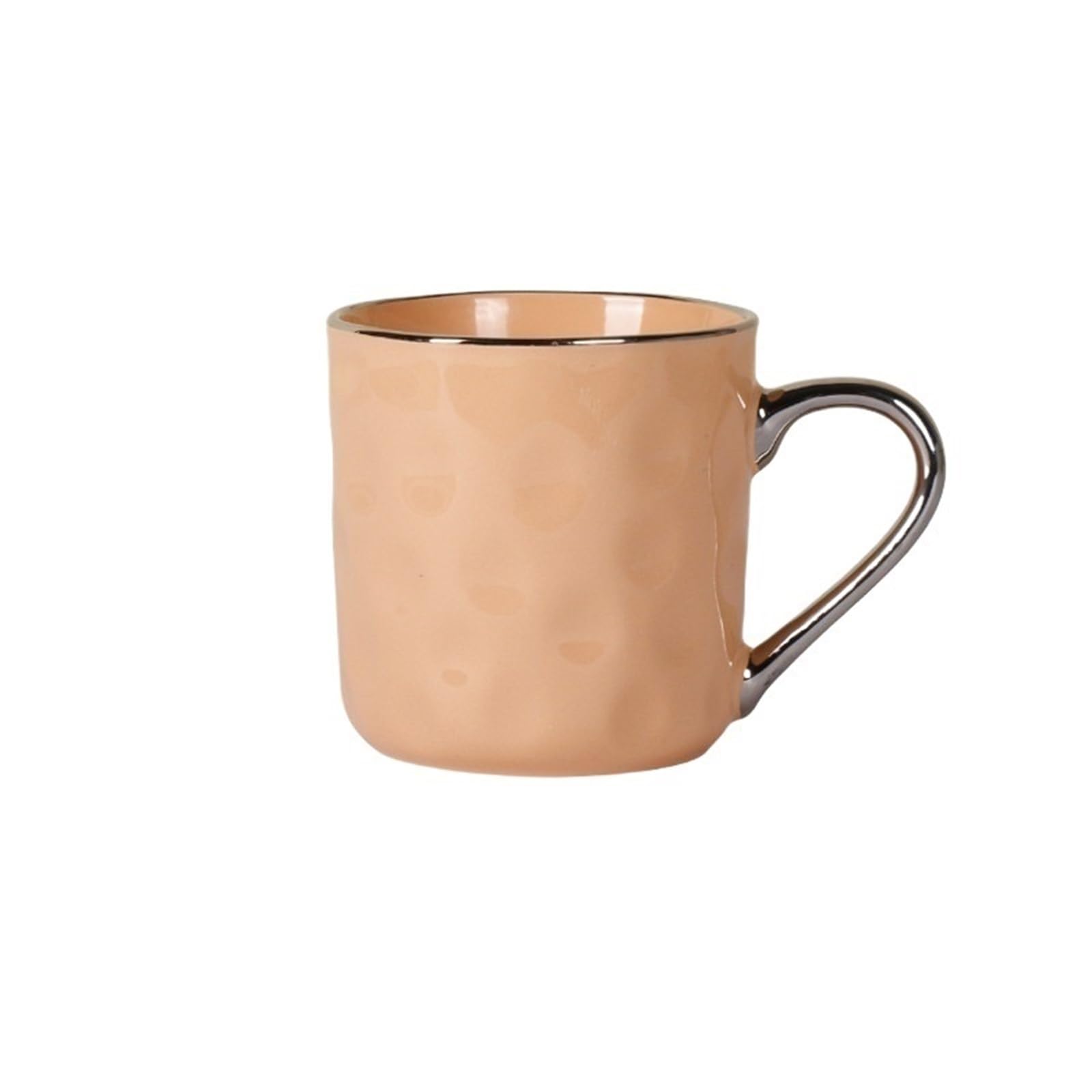 HLHLOP777 Coffee Mugs Large-capacity Ceramic Mug for Home Use with Appearance Coffee Cup(Beige)