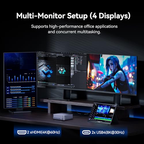 GEEKOM GT1 Mega AI Mini PC,Intel Ultra9 185H(Up to 5.1GHz)32GB DDR5+2TB SSD - image 7