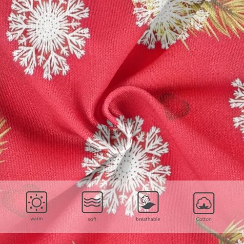 Toddlers Underwear Floral 2t Cotton Panties for Girl Animal Kids Briefs Undies White Gold Snowflakes Christmas3