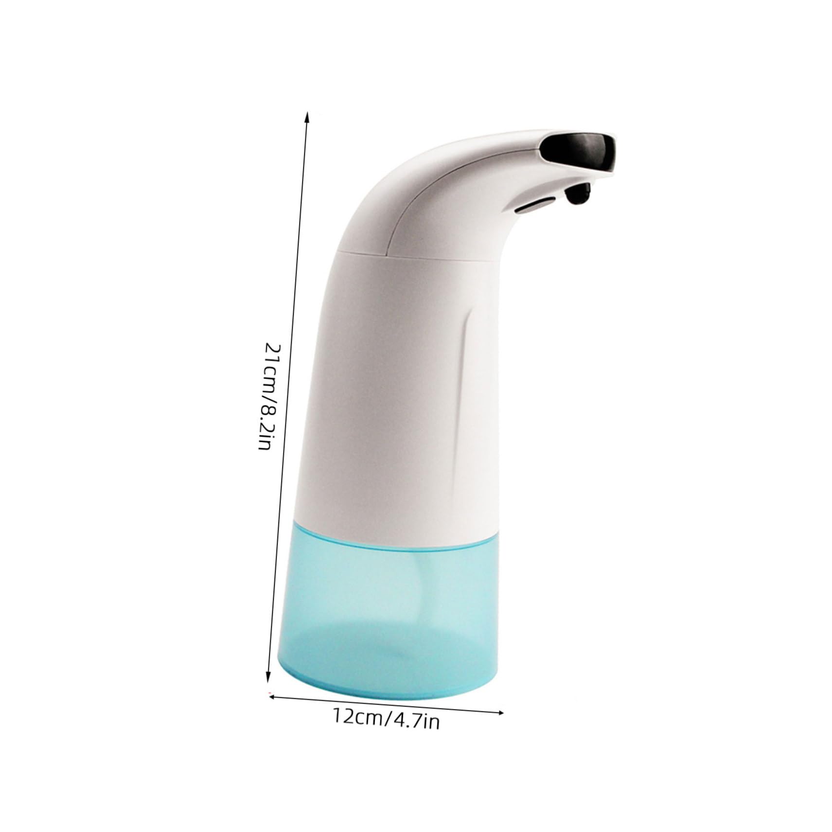 BESTYASH Distributore Induzione Automatica Bianco Dispenser Touchless per Uso Hotel e Ristoranti Compatibile con Liquidi da Lavaggio Consumo