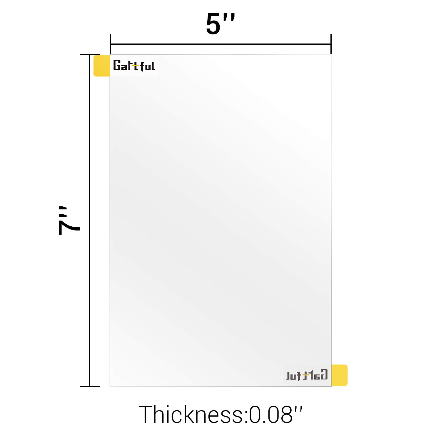 Hottest Sale 5x7 inches Clear Plexiglass Sheet - 0.08/2mm, Gartful Acrylic Plastic Panel High Transparency Glass Replacement Picture Frame Board for DIY Projects, Signs, Home Decor, Pack of 6 🔥 Hot Deals 5x7 inches Clear Plexiglass Sheet - 0.08/2mm, Gartful Acrylic Plastic Panel High Transparency Glass Replacement Picture Frame Board for DIY Projects, Signs, Home Decor, Pack of 6