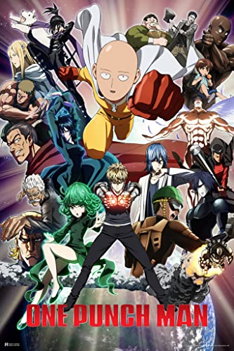 One Punch Man Poster Saitama Anime Posters Birthday Room Decorations Cool Wall Art Print Poster 12x18