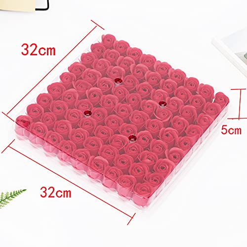 Marsrut 81Pcs Bath Soap Rose Flower,Scented Soap Rose Petals Body Soap For Valentine'S Day thumb #1