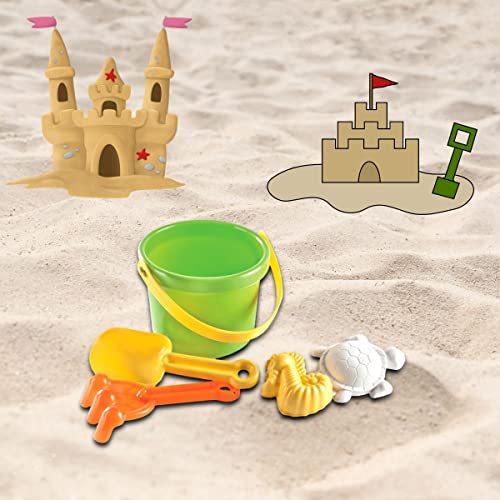 Kit Brinquedos De Praia Infantil Caminhão + Balde