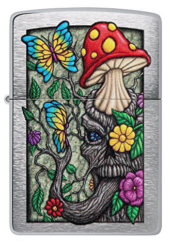 Encendedor Zippo en cromo cepillado para exteriores miniatura 2