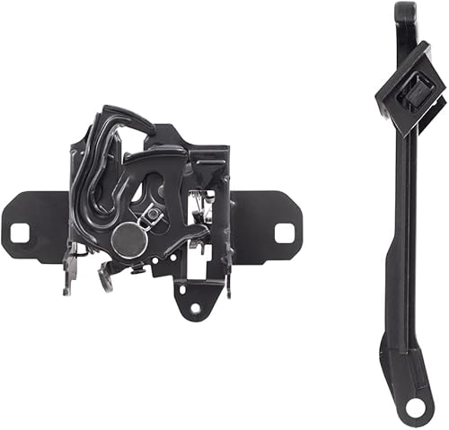 Miniatura 5 de Brock Juego de palanca de liberación del capó y pestillo de repuesto compatible con Volkswagen New Beetle 1998-2010