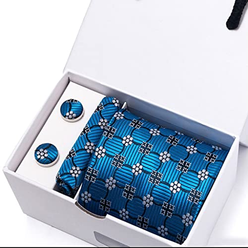 Set de corbata y pañuelo de seda para hombre