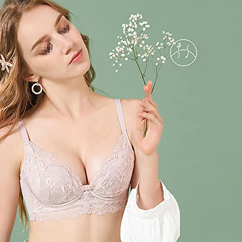 Soutien-gorge à armatures rose 80C non doublé WENJUN