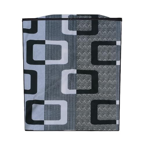Image of Polyester Semi-Automatic Washing Machine Cover For Compatible 7Kg - 8Kg Dustproof WM Cover 20