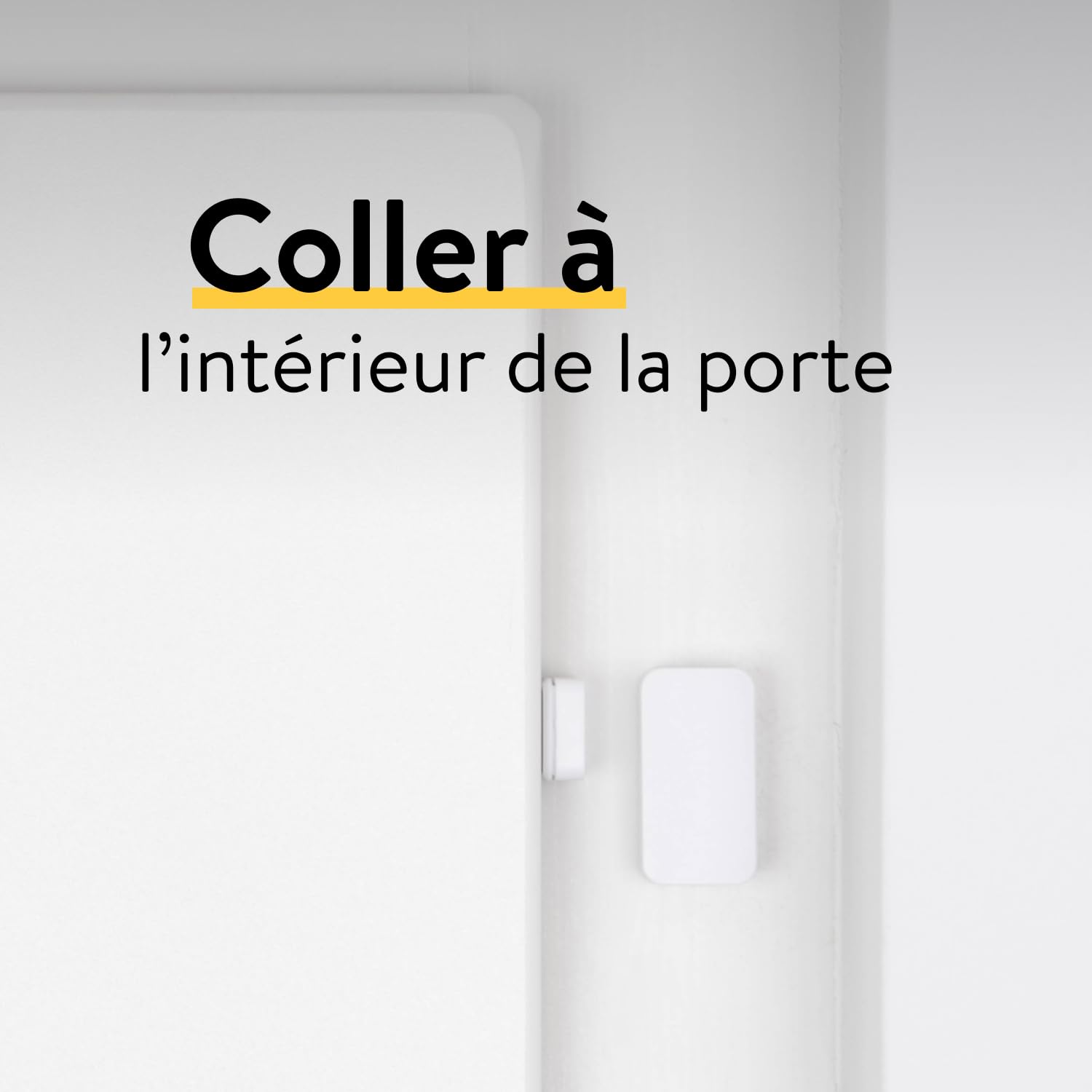 Nuki Door Sensor, capteur de porte intelligent pour Nuki Smart Lock, notifications (porte ouverte, fermée) à distance, Bluetooth, accessoire pour serrure électronique, Nuki Smart Home