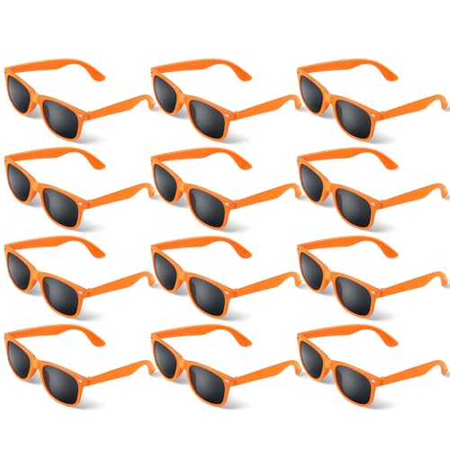 12 Pack Sunglasses in Bulk for Beach, Travel, Pool Party Accessories