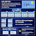 4G LTE WiFi Mobile Hotspot,Portable WiFi Router,No SIM Card Needed,10 Connected Devices,Pocket Worldwide Wireless Network Device for Travel in 110+ Countries - Image 2