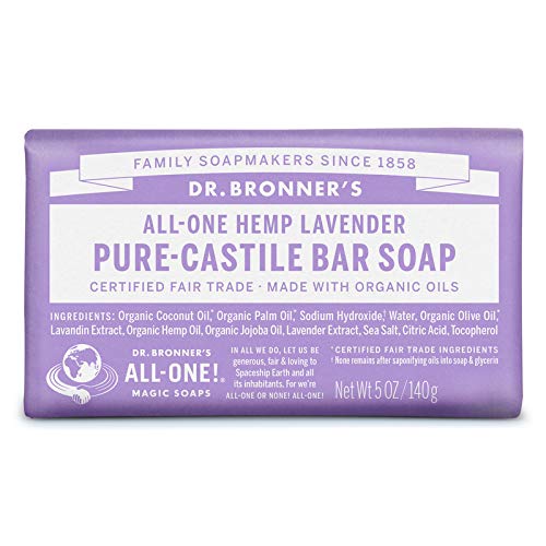 Dr Bronners Magic Soap All One Obla05 5 Oz Lavender Dr. Bronner'S Bar Soap