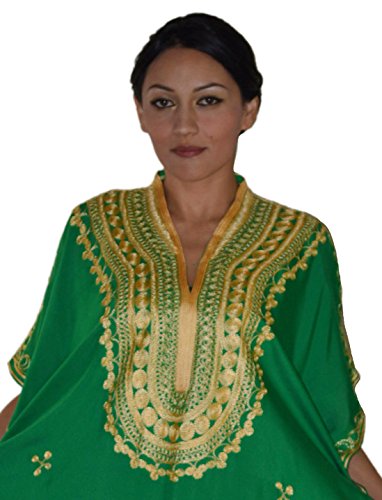 Moroccan Caftan Hand Made with Gold Hand Embroidery Long Length4