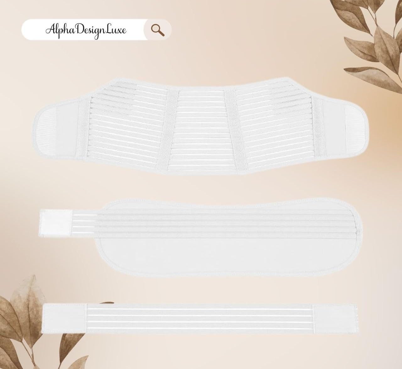 Maternity Belly Band, Pregnancy Support Belt, Breathable Belly Support Brace, Lightweight Abdominal Binder, Adjustable 3-in-1 Maternity Belt for All Stages of Pregnancy (X-Large, White)