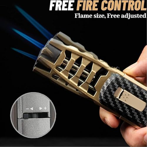Encendedor Fire Blaze eléctrico recargable ajustable miniatura 7