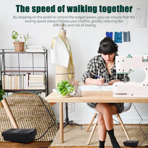 WINB Sewing & Quilting Machine with 12 Built-in Stitches – Lightweight Portable Free Arm Design for Mending Clothes, DIY Quilting, and Small Projects | Beginner-Friendly Home Sewing Kit