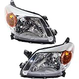 KarParts360 For 2008 2009 2010 2011 2012 SCION xD Headlight Assembly Driver and Passenger Side CAPA Certified Replacement For SC2502103, SC2503103 | 81170-52880, 81130-52890