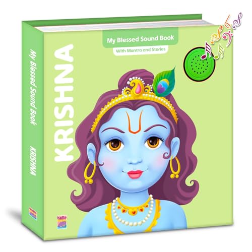 Image of Krishna Mantra Sound and Story Book for Kids ; India's First Mythology Shloka and Mantras Sound Book to Teach Indian Culture, Values Devotional