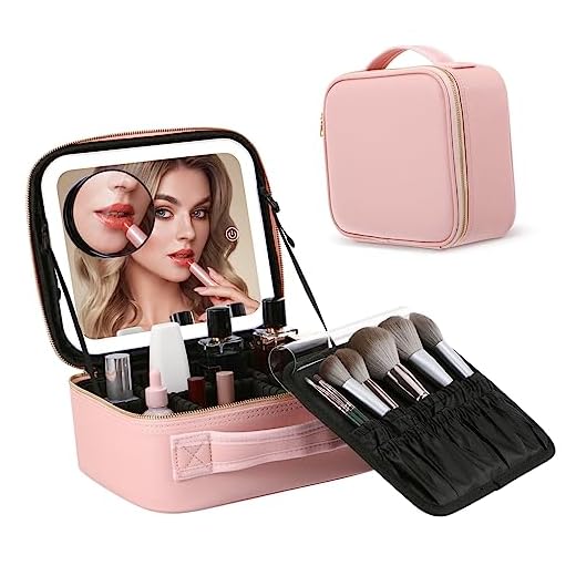 TEHAUX Bolsa De Extra Grande Bolsa De Maquiagem De Grande Capacidade Bolsa De Maquiagem Grande Bolsa De Maquiagem Portátil Cosmético Couro Sintético Maleta Maquiagem Viagem