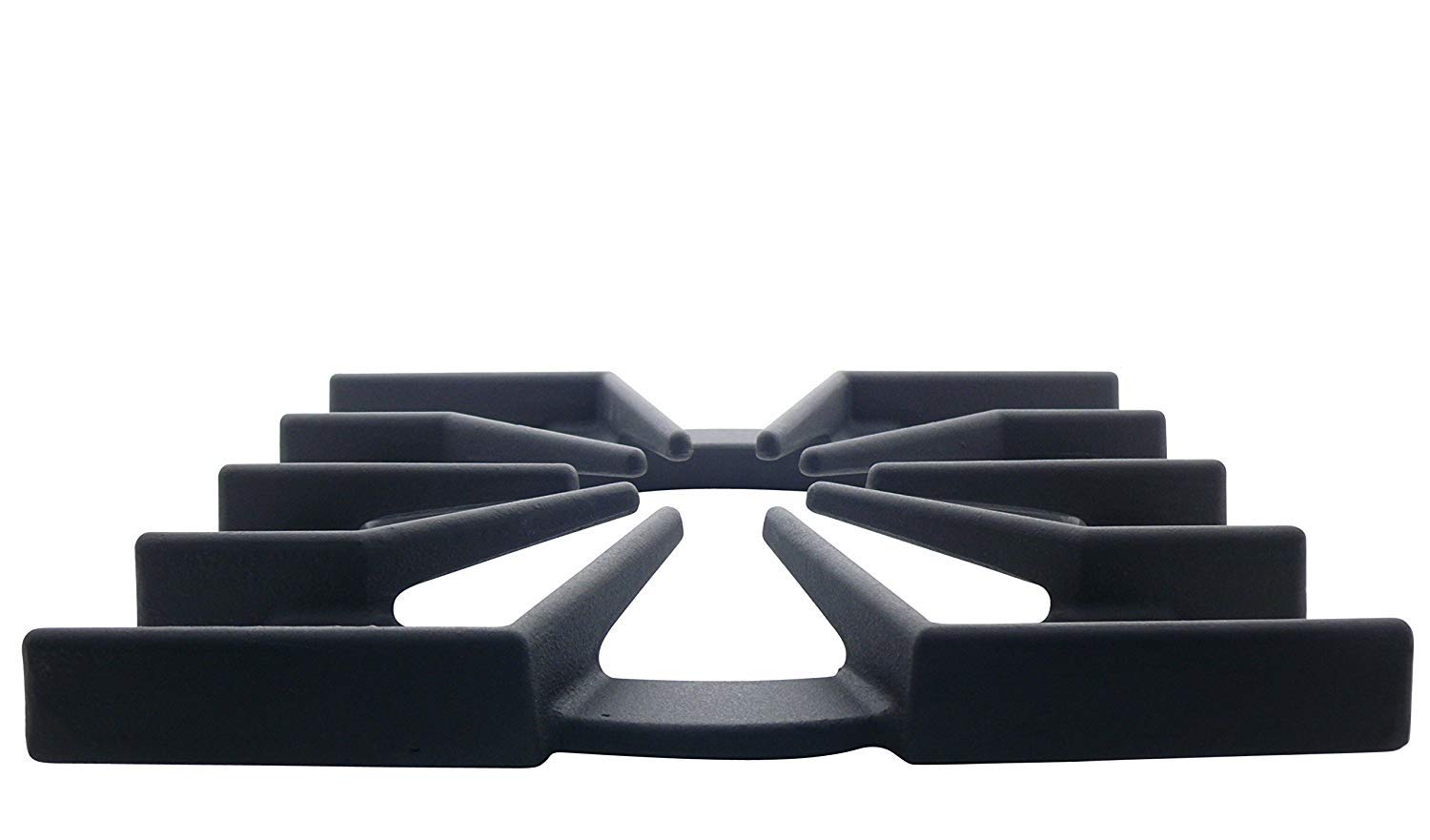 KITCHEN BASICS 101 PA060037 PA060024 - Rejilla de araña de Hierro Fundido con Esmalte de Porcelana Negra Mate para Estufa Viking Range Horno, Estufa, Estufa de Cocina, Rango de Cocina, 27.4 x 25.4 x