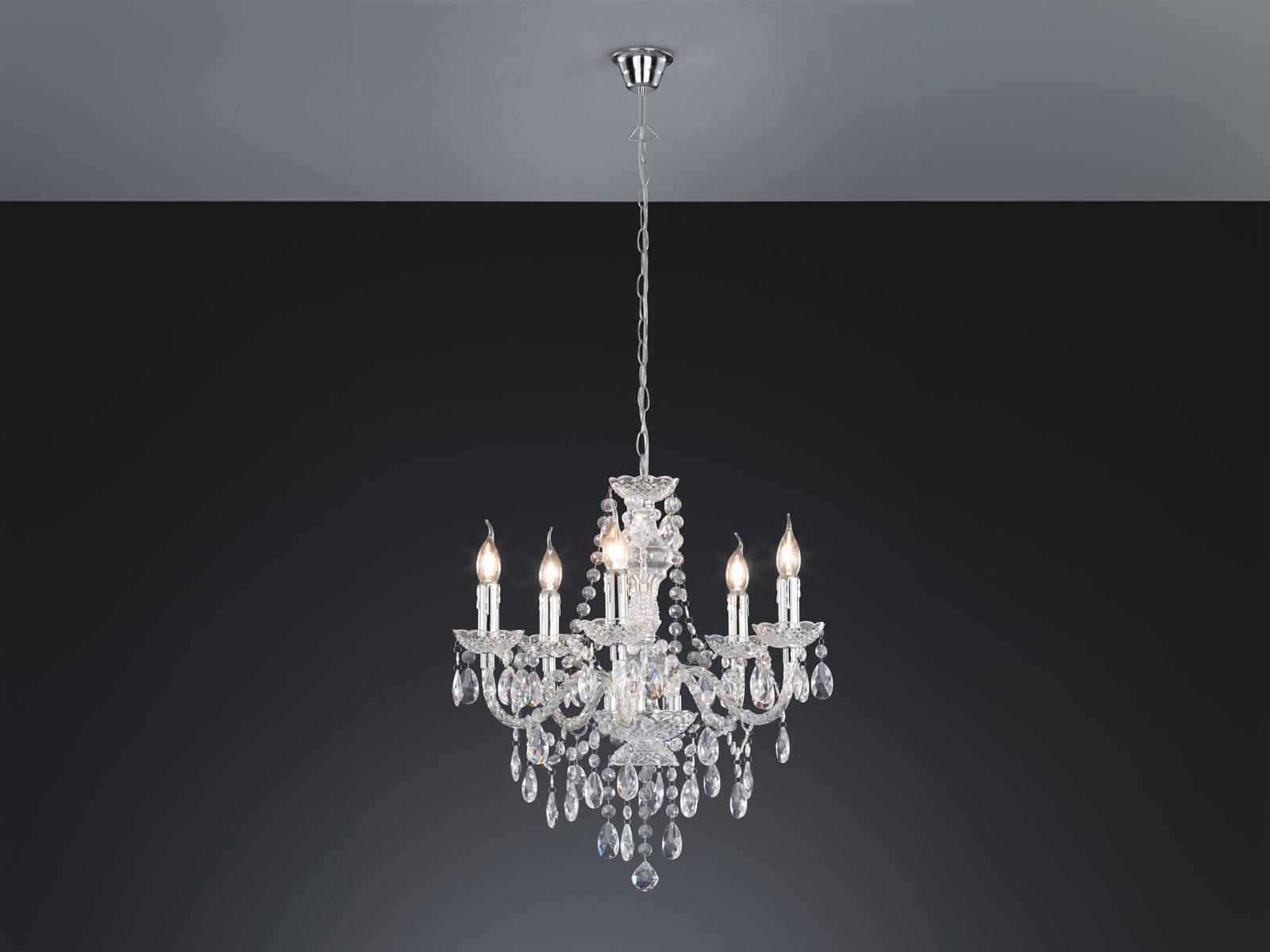Reality R1107-00 Lustre Acrylique 4 W E14 Transparent Clair