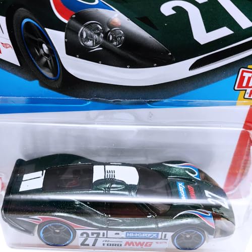 Image of Hot Wheels 2024 67 Ford Gt40 Mk.IV Then and Now Ages 3 and Up (Green)