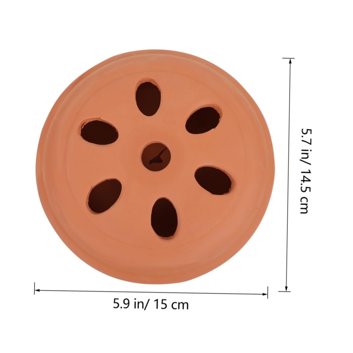 Gatuida 3 Pièces Brûleur Décoratif en Poterie Rouge pour Bureau Accessoire De Chambre Lot de Diffuseurs Parfumés