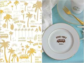 【新品/未使用】ポーセラーツ/ラウンドプレート5点セット、転写紙2枚 新品/未使用】ポーセラーツ/ラウンドプレート5点セット、転写紙2枚