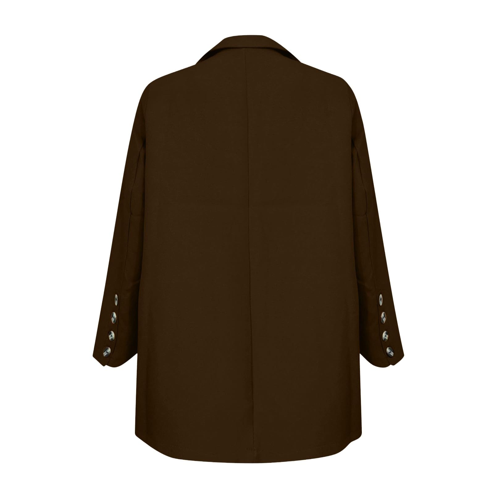 Ensemble Blazer et Pantalon Femme Chic et Elegant Tailleur Femme pour Mariage Col Rabattu Manches Longues Costume 2 Pièces d’Affaires Classique Décontractés pour Affaires et Quotidien