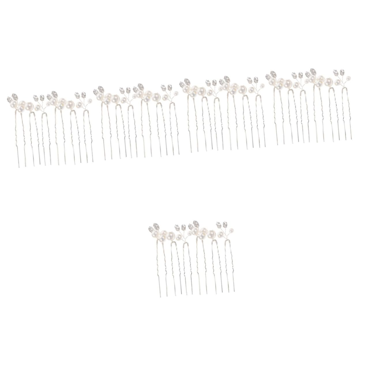 VICASKY 30 Pezzi Fermagli per Sposa con e Accessori Eleganti per Donne Forcine U Shape in Decorazioni per Matrimoni e Speciali