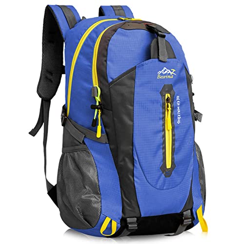 Besrina 40L Leichtes Wandern Rucksack, Multifunktions Wasser-resistent Casual Camping Trekking Rucksack für Radfahren Reisen Klettern Outdoor Sport