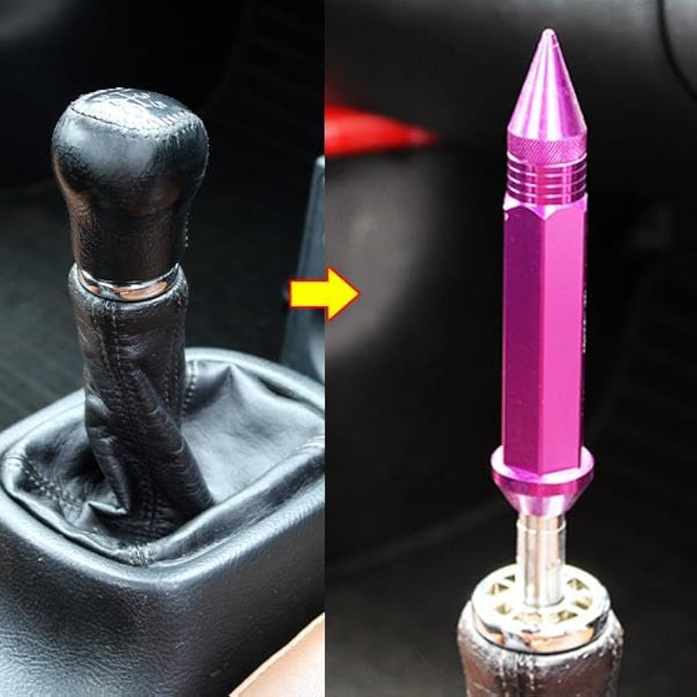 Amazon.co.jp: シフトノブ アルミ スパイク ロング ヘラフラ