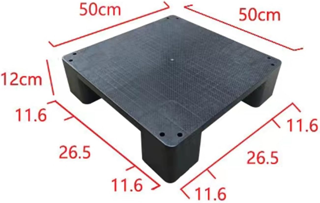 Palettes en plastique pour le stockage de sous-sol – Légères, résistantes à l'humidité, résistantes à l'usure, antidérapantes pour supermarchés, garages et placards extérieurs