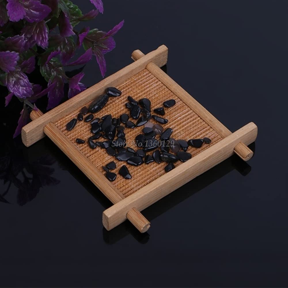 Natural Magic 50g Natural turmalina Negra Cristal s Grava Pulida decoración de Plantas de Acuario decoración de la habitación