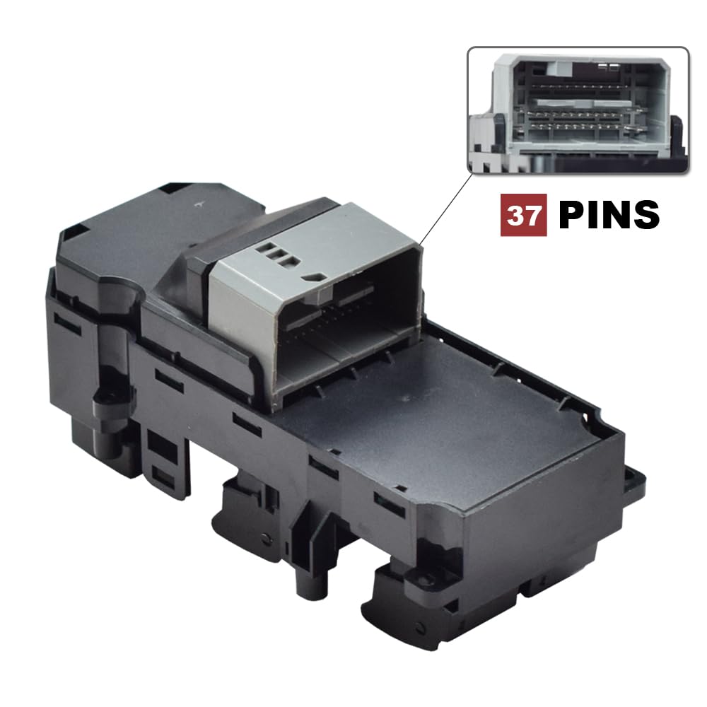 35750-TP5-H21 Interruptor del elevalunas delantero izquierdo para Honda Accord 2008 2009 2010 2011 2012 (Delantero Izquierdo)